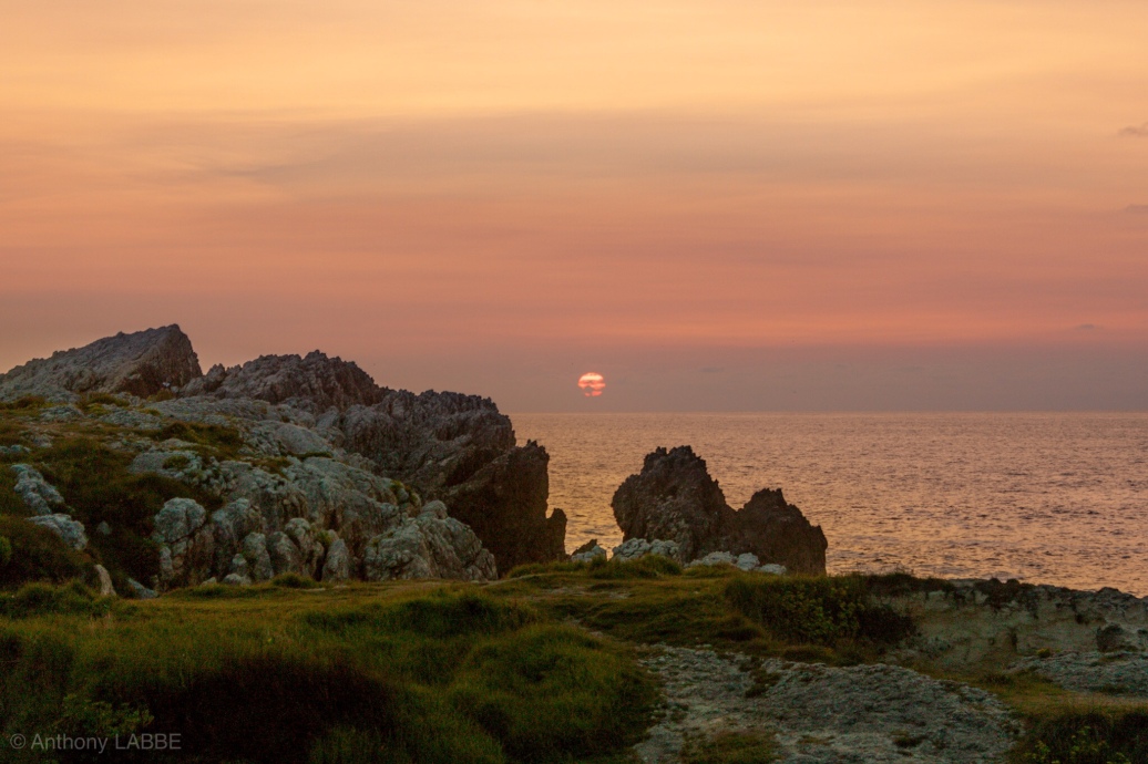 Isla de la Virgne del Mar Santander Cantabria Espagne Eté 2018 Sunset